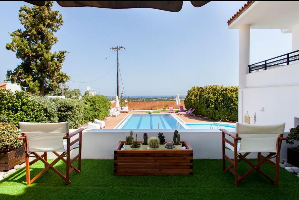 Artemis Luxury Villa - Hersonissos Private Pool Oasis Buitenkant foto