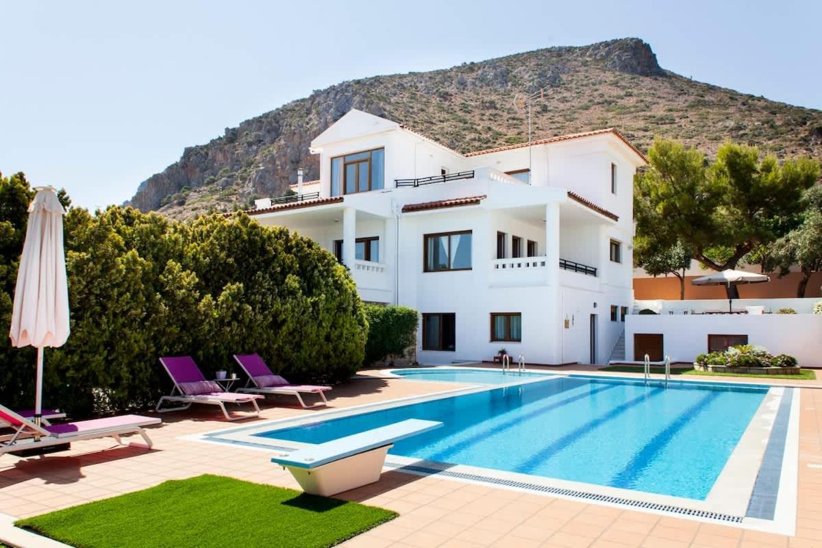Artemis Luxury Villa - Hersonissos Private Pool Oasis Buitenkant foto